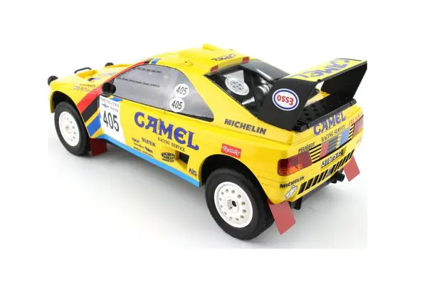 Peugeot 405 T16 Turbo 16 2nd Paris Dakar 1989 Dirty 1/18 TOP