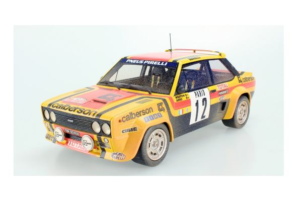 TOPMARQUES 1/18scale Fiat 131 Abarth No.12 1980 Rally Montecarlo Michele Mouton Weathering Dirty Paint  [No.TOP043BD]
