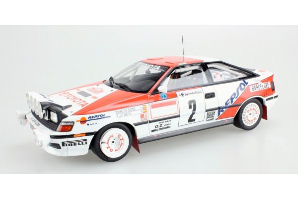 TOPMARQUES 1/18scale Toyota Celica GT-FOUR ST 165 Repsol No. 2 1991 Monte Carlo Rally Winners C.Sainz  [No.TOP044A]