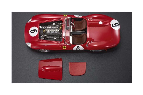 TOPMARQUES 1/18scale Ferrari 335S 1957 Le Mans 24h No.6 P. Hill / P. Collins - Engine hood detachable  [No.TOP127C]