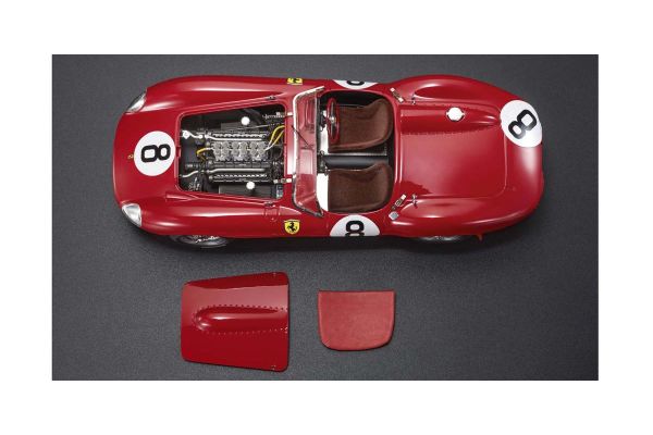 TOPMARQUES 1/18scale Ferrari 315S 1957 Le Mans 24h 5th No.8 S. L. Evans / M. Severi - Engine hood detachable  [No.TOP127D]