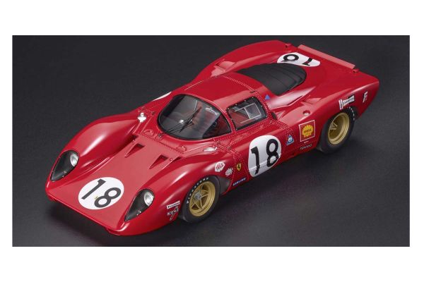 TOPMARQUES 1/18scale Ferrari 312P Coupe 1969 Le Mans 24h No.18 P. Rodriguez / D. Piper  [No.TOP130A]