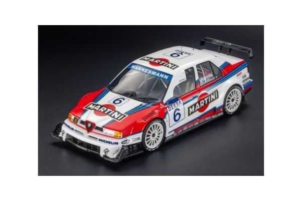 TOPMARQUES 1/18 アルファ ロメオ 155 V6 TI 1996 ITC  No. 6 A.ナニーニ マルティニホワイト  [No.TOP149B]