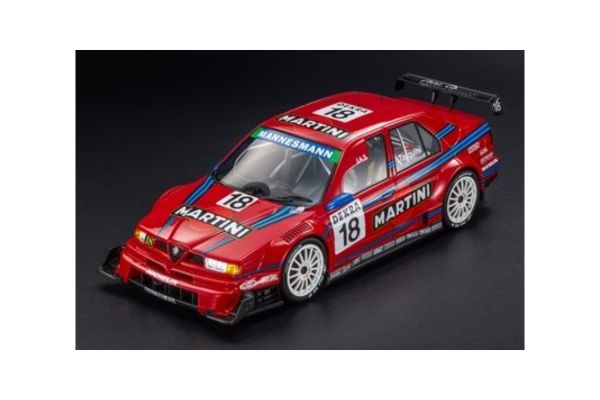 TOPMARQUES 1/18 アルファ ロメオ 155 V6 TI 1996 ITC No. 18 G. タルキーニ マルティニレッド  [No.TOP149D]