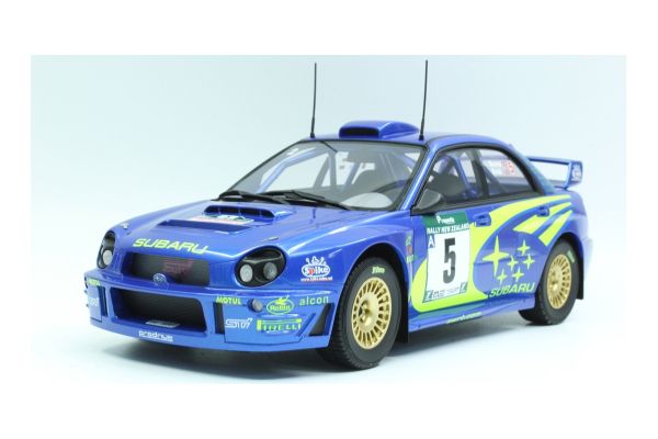 TOPMARQUES 1/18scale Subaru Impreza S7 555 WRC No.5 2001 New Zealand Winner  [No.TOP037B]