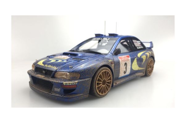 TOPMARQUES 1/18scale Subaru Impreza S4 No.3 Tool de Corse 1998 Winner C.McRae Weathering Paint  [No.TOP040BD]