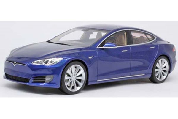 TOPMARQUES 1/18scale Tesla Model S Facelift Blue  [No.TOPLS028E]