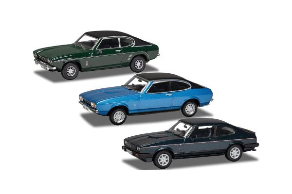 CORGI 1/43 フォード ヘリテージ カプリ コレクション 3台セット ■カプリ MkI ■カプリMk2 ■カプリMk3 280ブルックランズ  [No.CGVC01303]