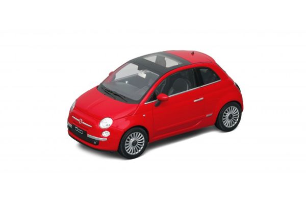 WELLY 1/18scale Fiat 500 2007 (Red)  [No.WE18012R]