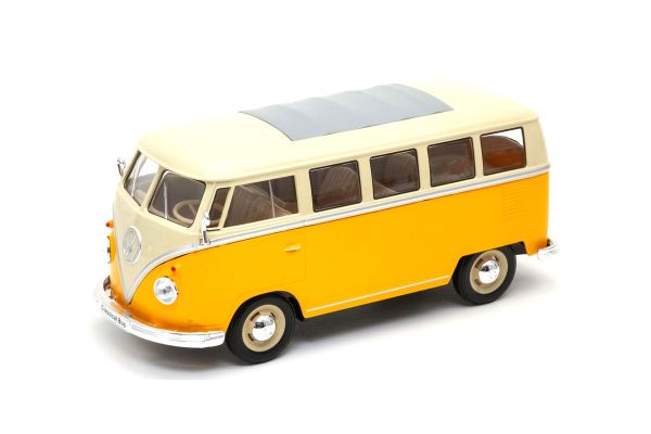 WELLY 1/24scale VW T1 Bus 1963 (Yellow)  [No.WE22095Y1]