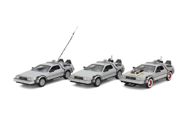 WELLY 1/24 Back To Future Trilogy 3台セット WE224003G