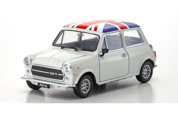 WELLY 1/24 ミニクーパー 1300 アイボリー（ルーフ:ユニオンジャック）  [No.WE22496UK1]