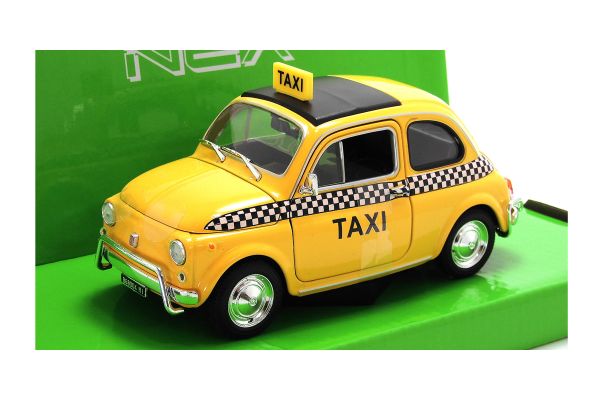 WELLY 1/24scale Fiat Nuova 500 taxi  Yellow   [No.WE22515TX]