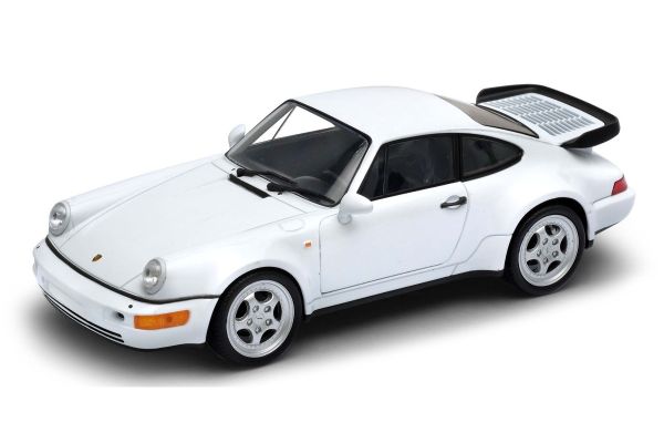 WELLY 1/24 ポルシェ 911 ターボ(964) ホワイト  [No.WE24023W1]