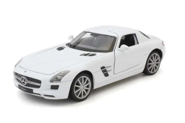 京商 ミニカー | WELLY 1/24 メルセデス ベンツ SLS AMG(ホワイト