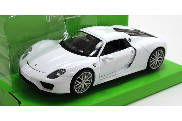 WELLY 1/24scale Porsche 918 Spyder Hardtop White  [No.WE24055HW]