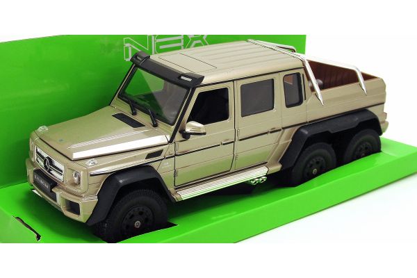 WELLY 1/24scale Mercedes-Benz G 63 AMG 6X6 (Light Gold)  [No.WE24061GL]