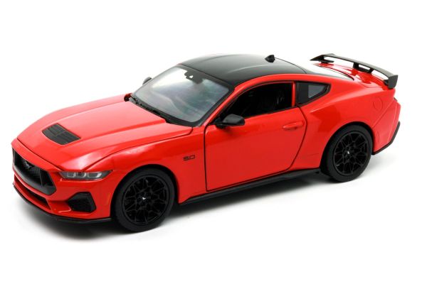 WELLY 1/24scale Ford Mustang GT 2024 (Red)  [No.WE24123R]