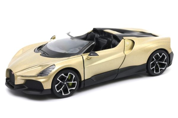 WELLY 1/24scale Bugatti W16 Mistral Gold  [No.WE24127GLD]
