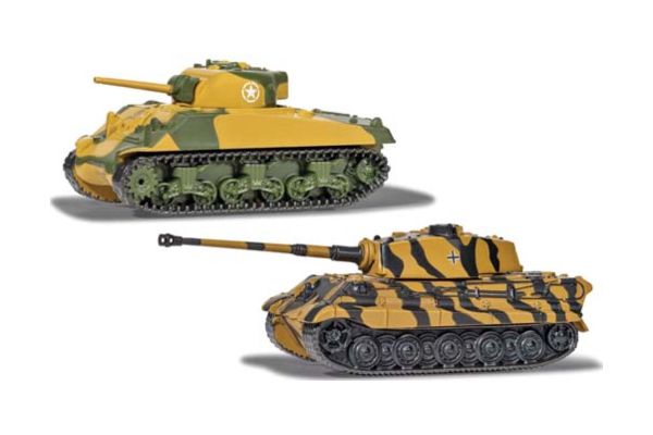 CORGI World of Tanks Sherman vs King Tiger 2-unit set  [No.CGWT91302]
