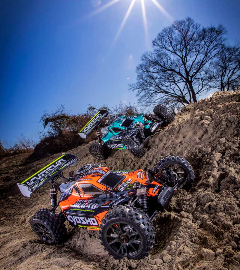 1/8バギー入門の決定版！ 1/8 SCALE .21 ENGINE POWERED 4WD RACING BUGGY readyset インファーノ NEO 4.0 カラータイプ1